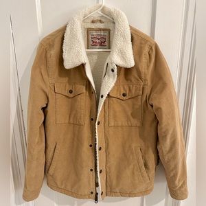Levi’s Khaki Corduroy Trucker Jacket